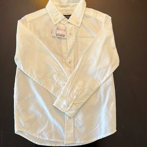 The Children’s Place boy’s white button down, size 5T